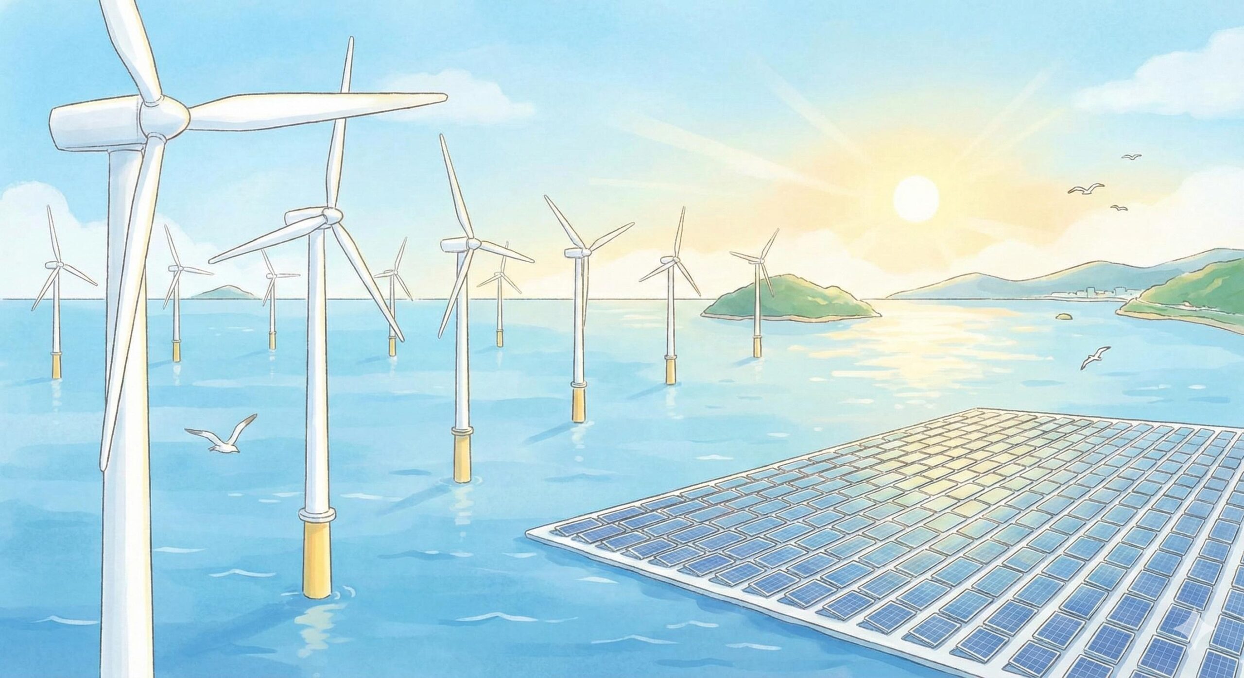 해상풍력·수상태양광의 첫 단추: 공유수면 점사용 허가