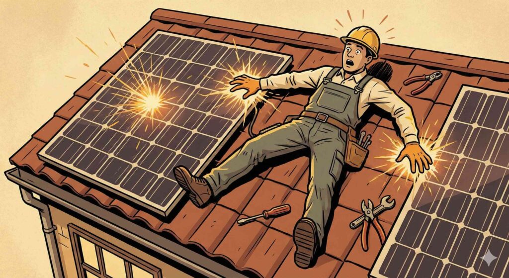 건물일체형 태양광 감전사고