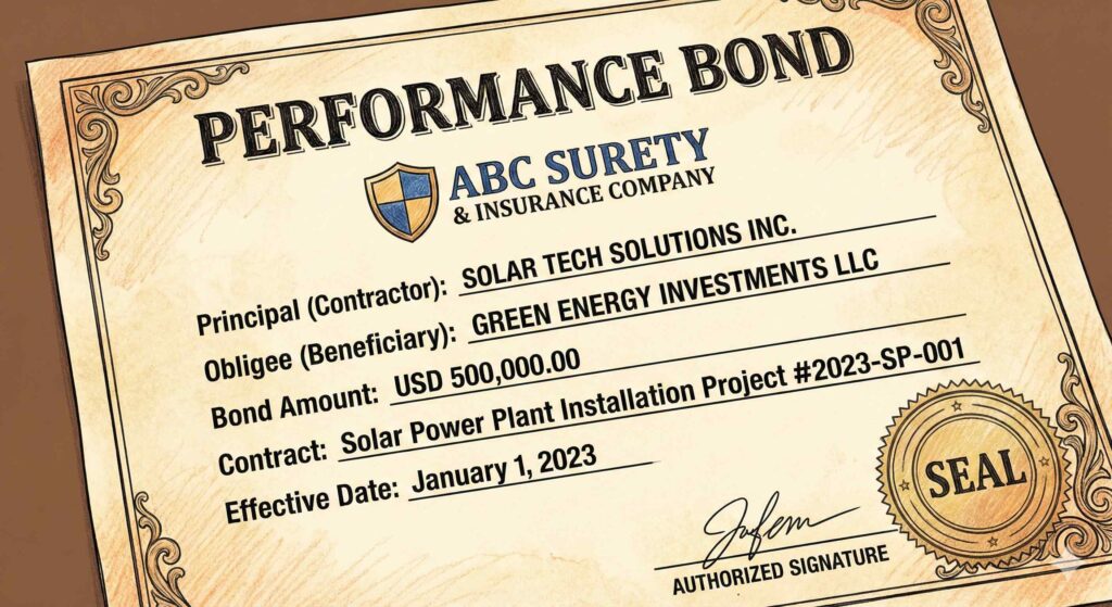 공사지연 이행보증보험증권